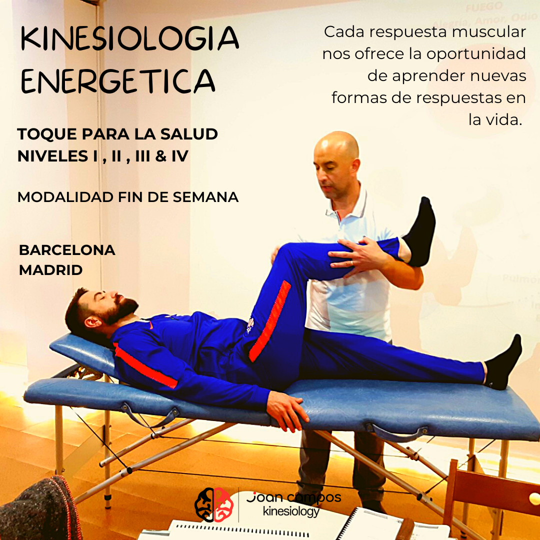 Formación de kinesiología Energética  Touch For Health  2022-2023 (Barcelona – Madrid)